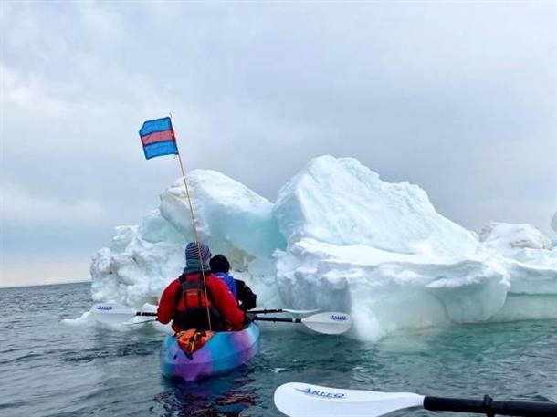 流氷が浮かぶオホーツク海！