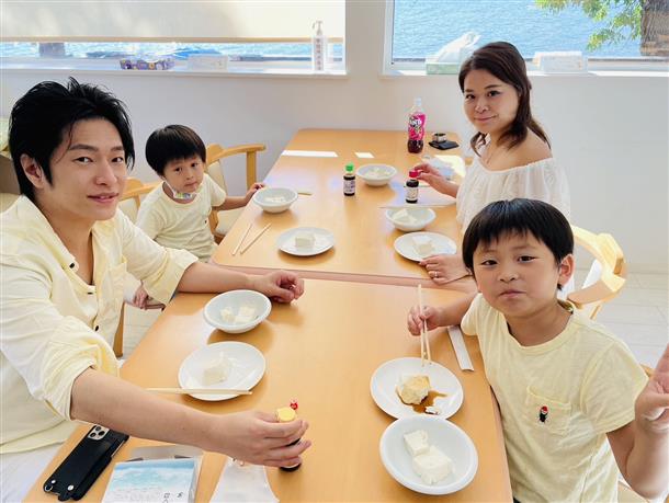 地元産大豆を使った本格手作り体験