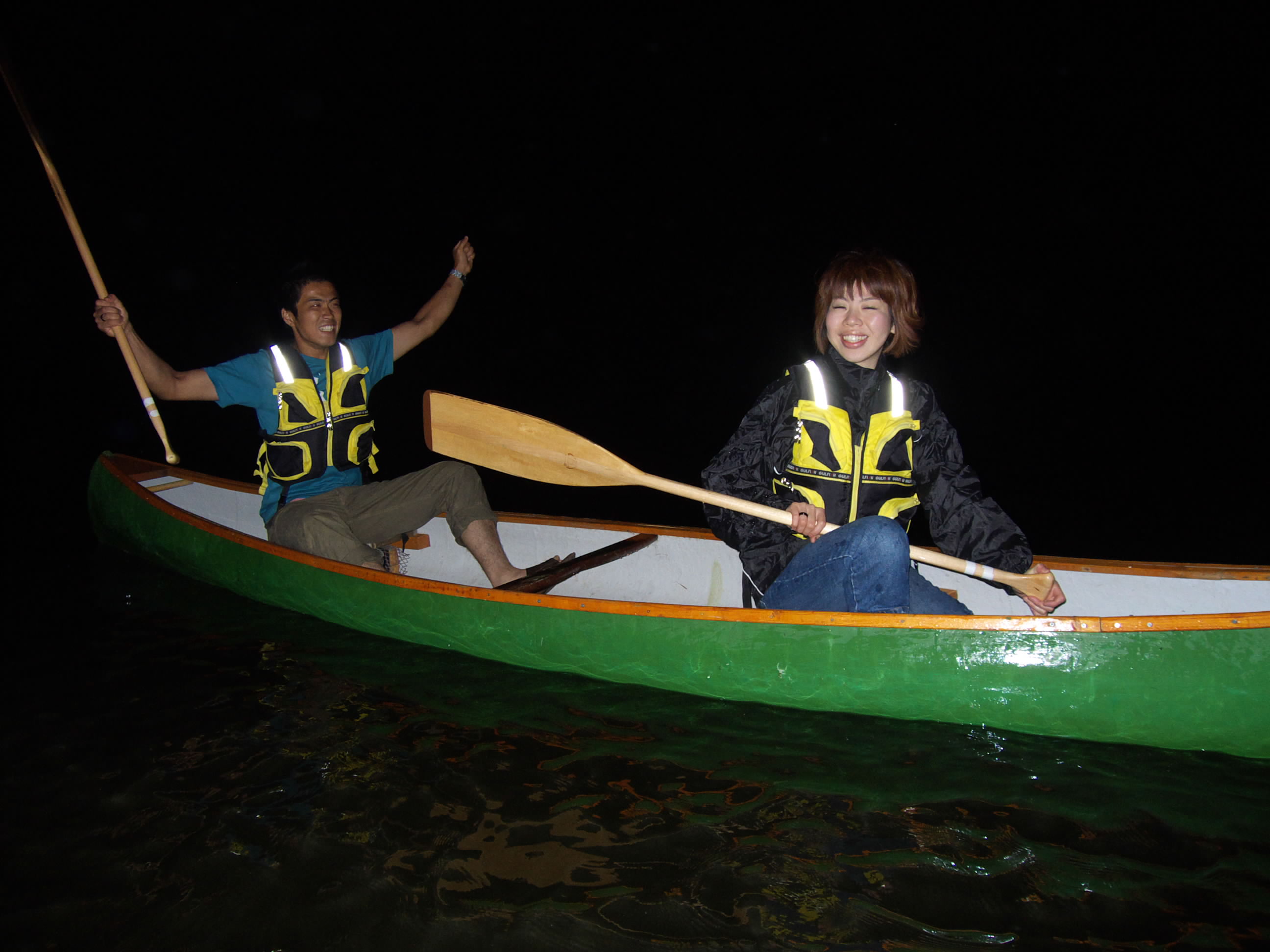 夜の湖も最高！