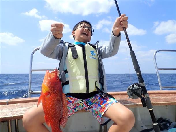 子供でも大物狙い！