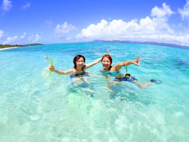 パナリブルーの海を満喫♪