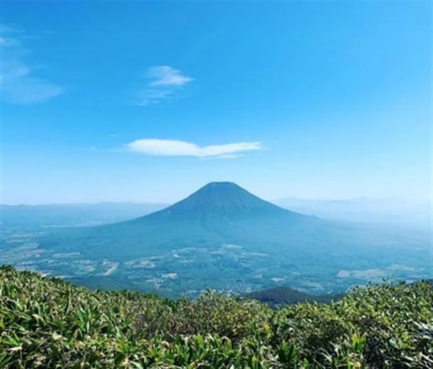 山頂からの展望は抜群！