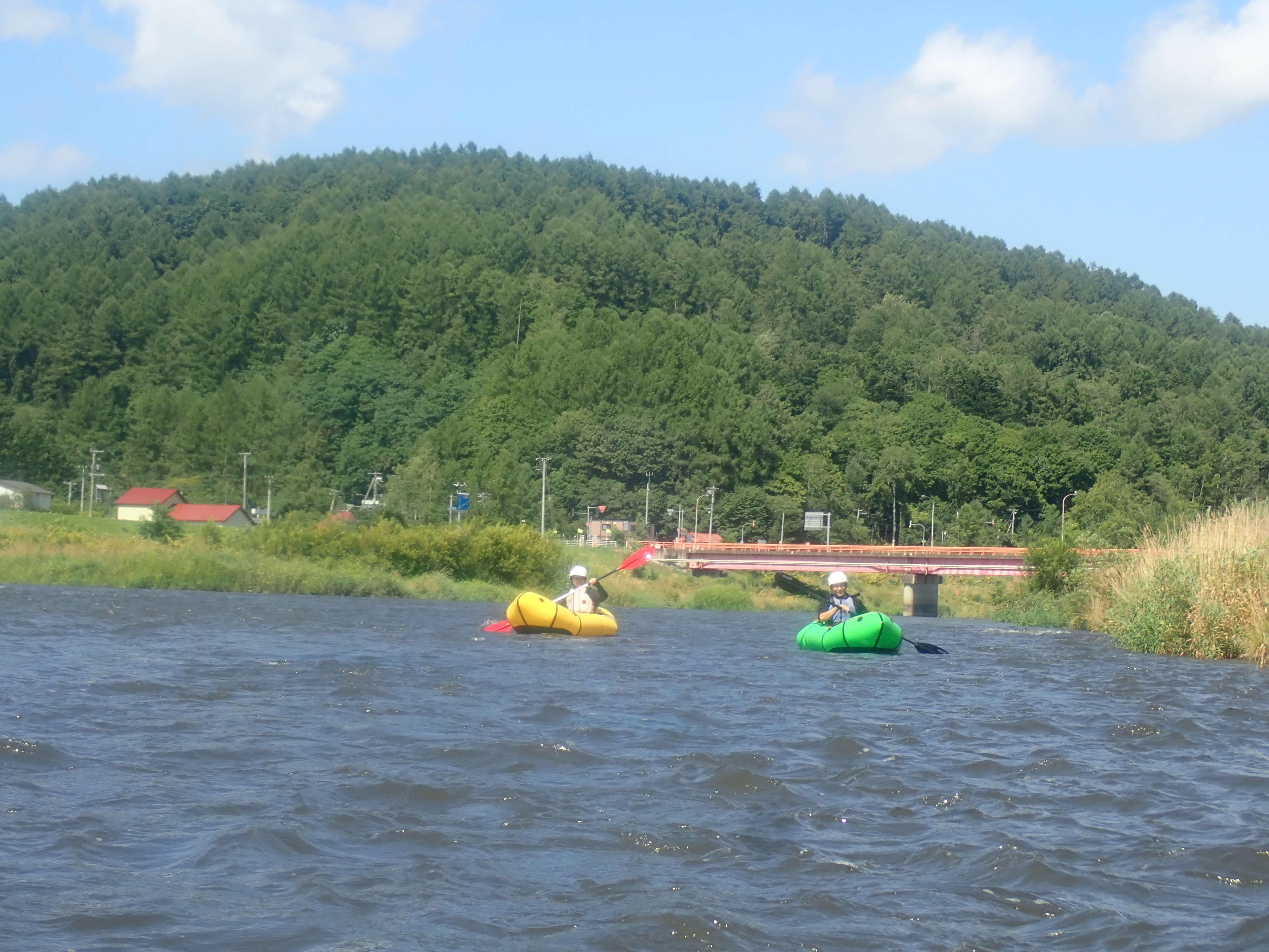 川から見る景色は最高