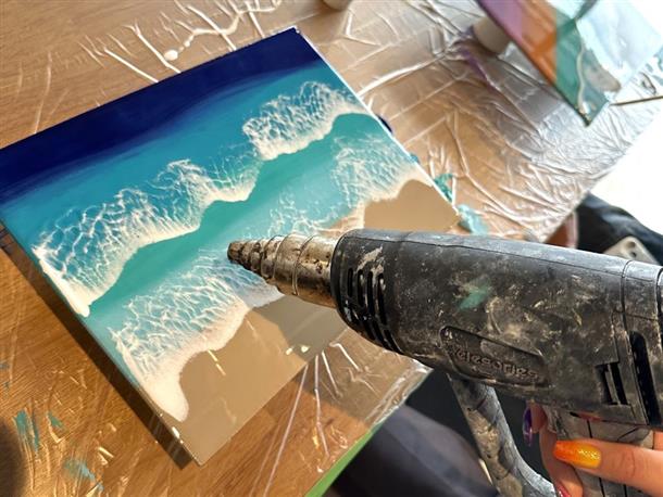 石垣島でレジンアート作り！
