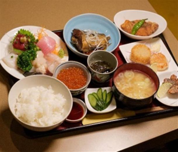 地元網走の食材を活かした料理を堪能