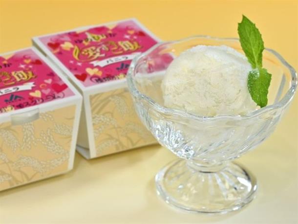 お米ジェラート「愛すご飯」バニラ