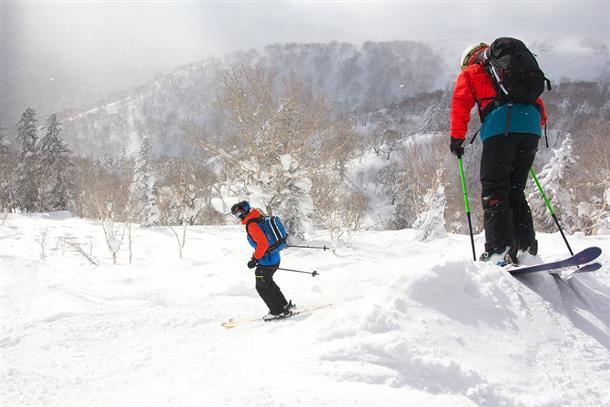 緩斜面が多いので初・中級者におすすめ