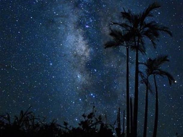 ここでしか見られない星座と流れ星