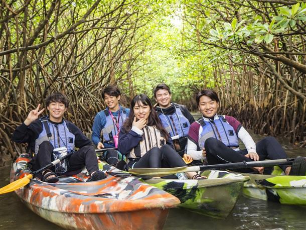 沖縄の自然の中でリラックス♪