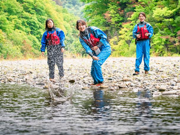 SUPだけじゃない！川遊びも！