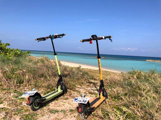 波照間島で電動キックボード旅！