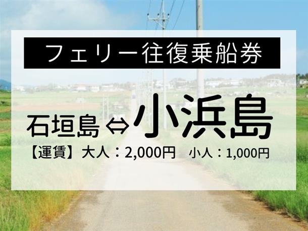 自由に観光できる往復乗船券！