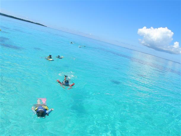 綺麗な海を満喫～！
