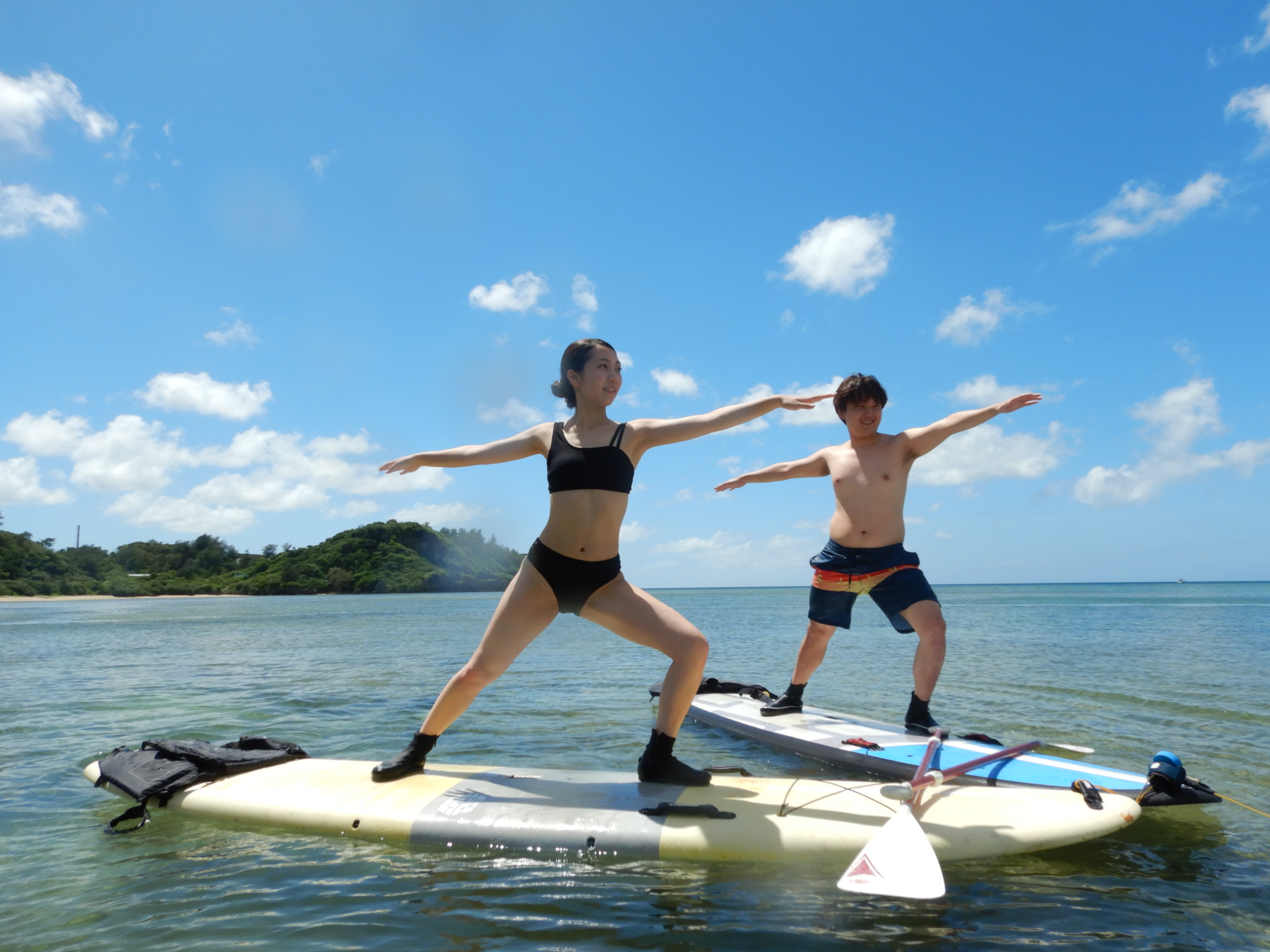 SUPは楽しみ方自由自在ですよ！