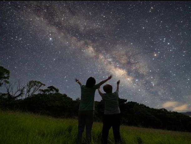 満点の星空！