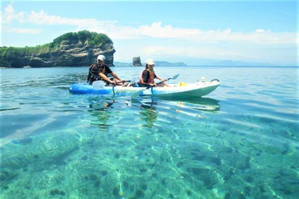 塩谷からスタートする海岸は透明度抜群！