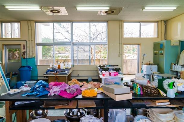 学校の教室で体験