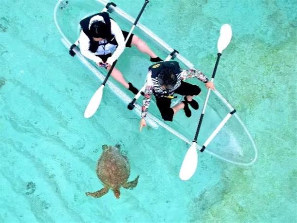 クリアカヤックと宮古島の海は映える！