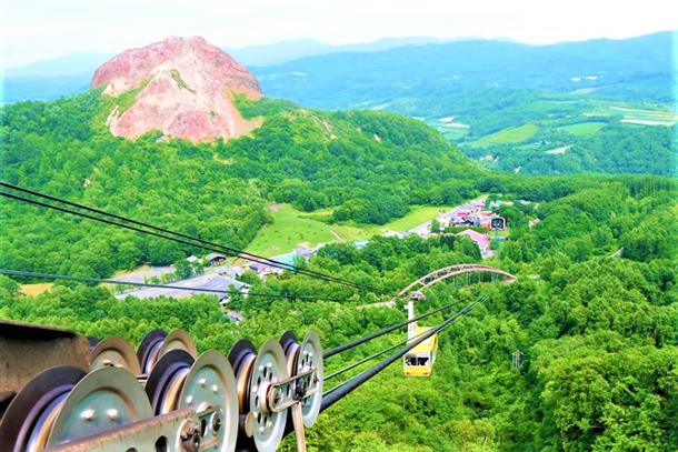 『洞爺湖』『昭和新山』の上を空中散歩