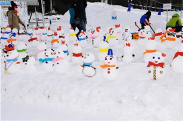 ミニ雪だるま♪