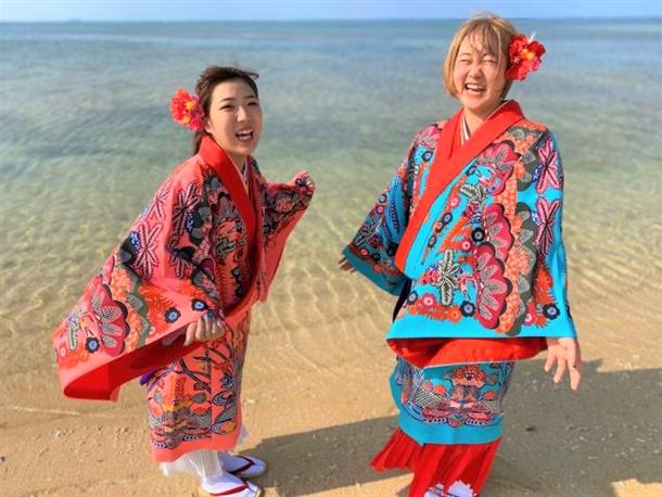 本格的な琉装体験プラン♪