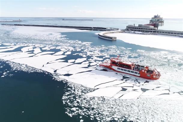 日本で流氷観測できるのは北海道だけ