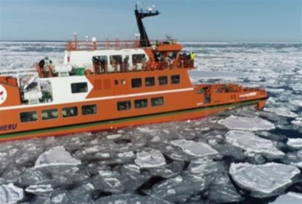 日本で流氷観測できるのは北海道だけ