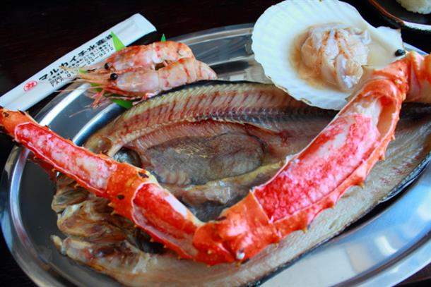 カニ足の炉端焼き 