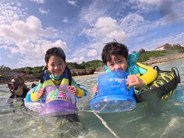 お魚&サンゴシュノーケル