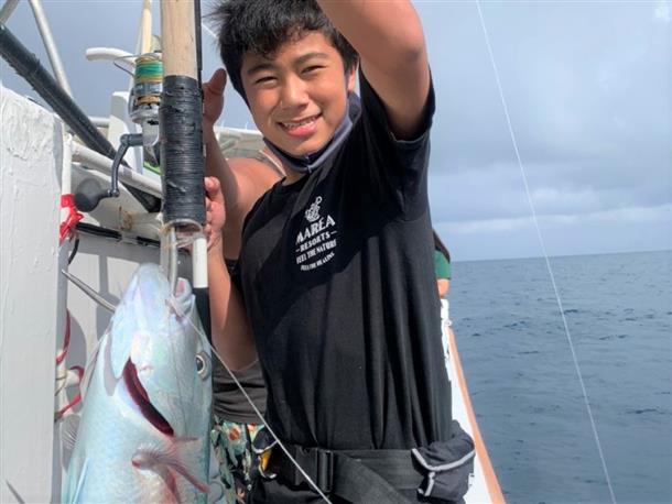 お熱帯らしいカラフルなお魚が釣れるかも？