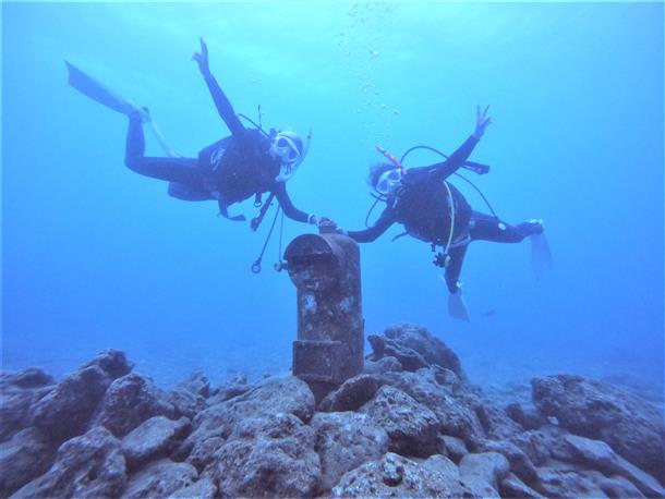 想い出の水中写真もプレゼント