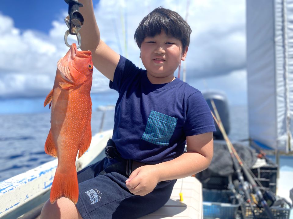 高級魚が釣れた！