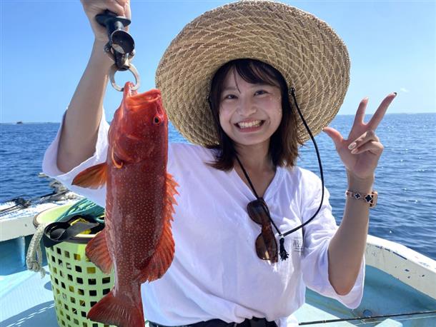 高級魚が釣れた！