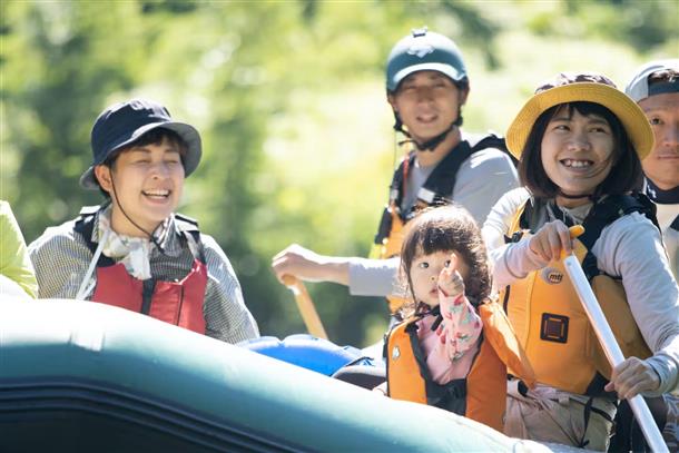 大人も子供も楽しい！定山渓ラフティング
