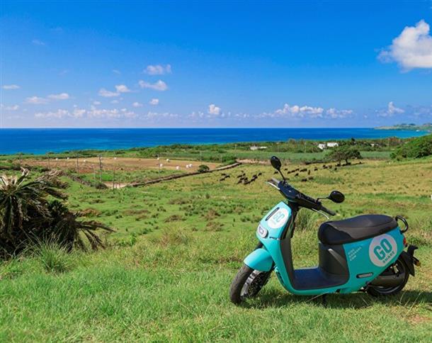 環境にやさしい電動バイク「gogoro」