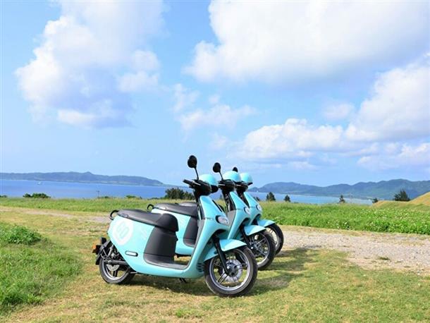 環境にやさしい電動バイク「gogoro」