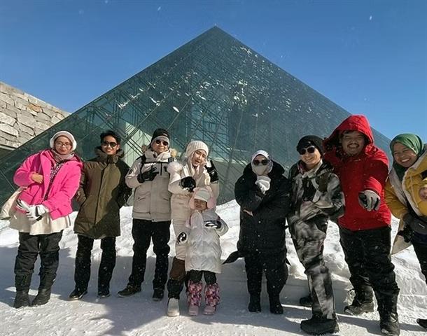モエレ沼公園deのんびりスノーシュー