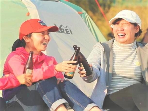 ビーチで乾杯！最高です