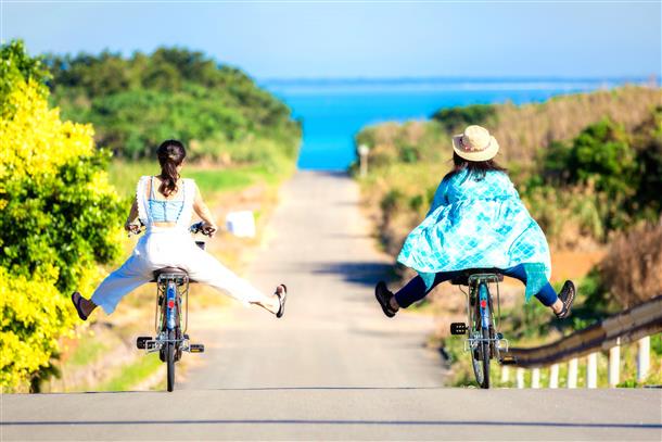 小浜島でサイクリング♪