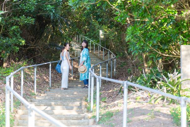 小浜島-大岳-展望台までの道のり