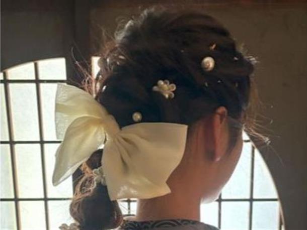 ヘアーアクセも可愛いものがあります！