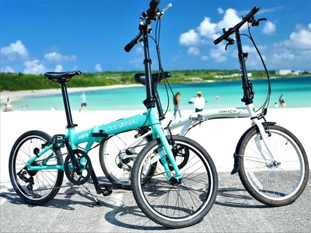 可愛いデザインの自転車で気分もアップ♪