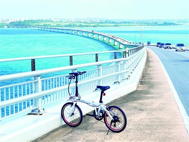 壮大な伊良部大橋を自転車で渡ろう！