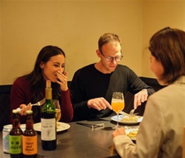 フランス料理のコースをお楽しみください