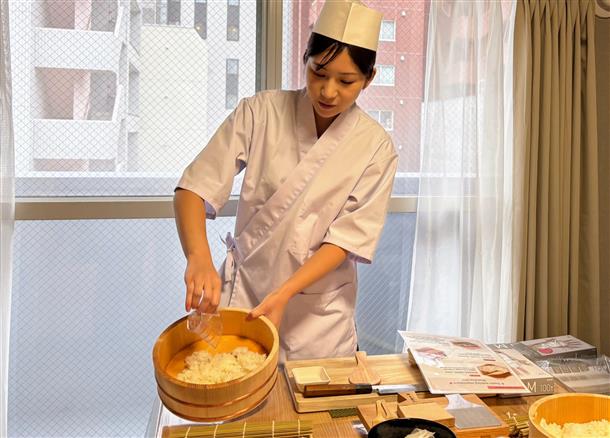 繊細な「シャリ」の作り方を伝授！