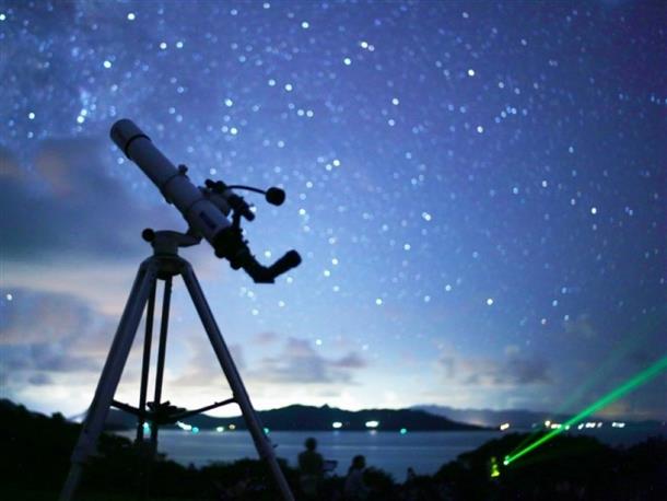 望遠鏡で肉眼では見られない星も♪