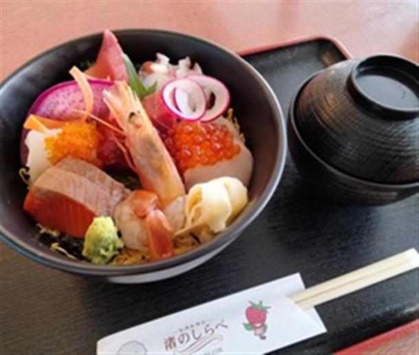 昼食の９種盛海鮮丼※写真はイメージです