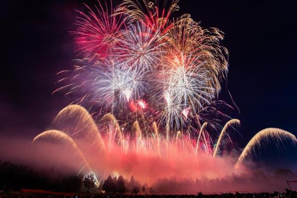 花火・食が楽しめる「たきの花火2025」