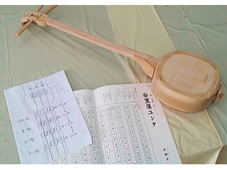 白木三線作りと三線体験