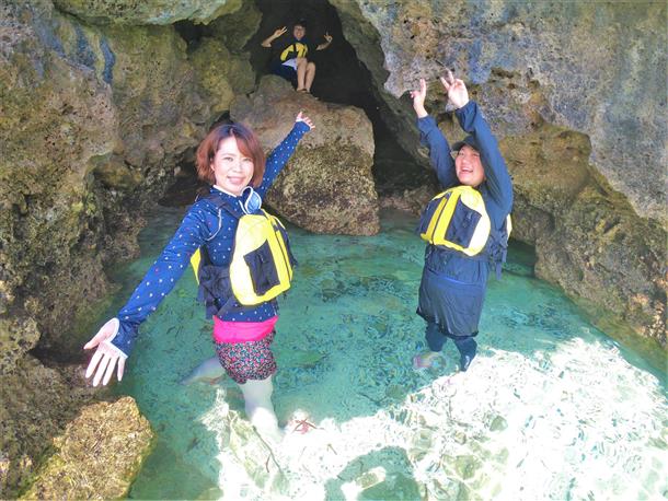 運が良ければ洞窟探検でワクワク
